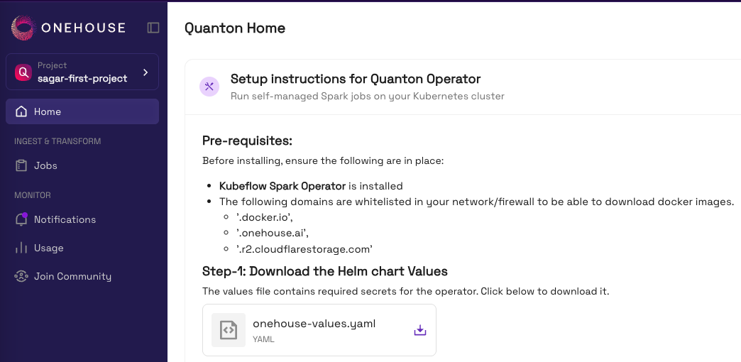 Download onehouse-values.yaml